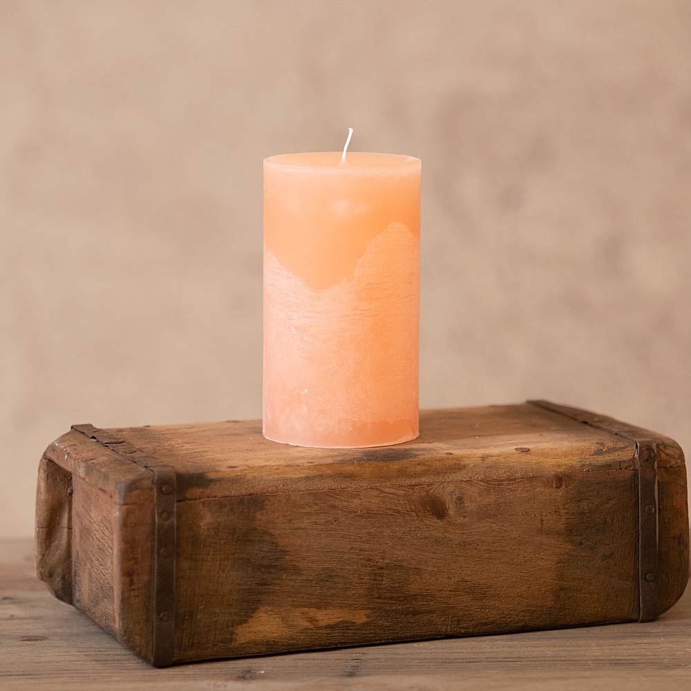 Pillar Candle  - Salmon