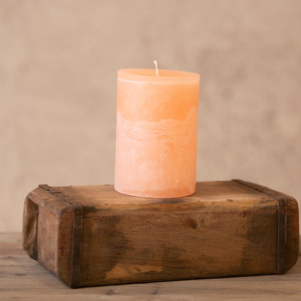 Pillar Candle  - Salmon