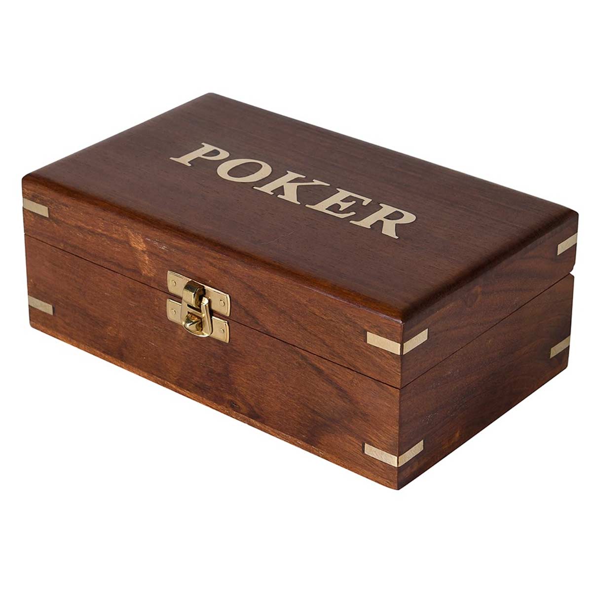 Poker Set in Wooden Box
