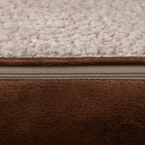 Quilo Duo Cream and Vegan Leather Cushion