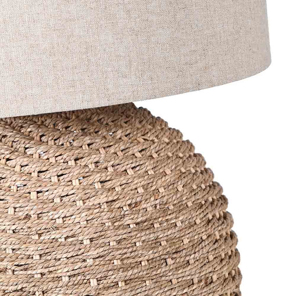 Rattan Orb Table Lamp
