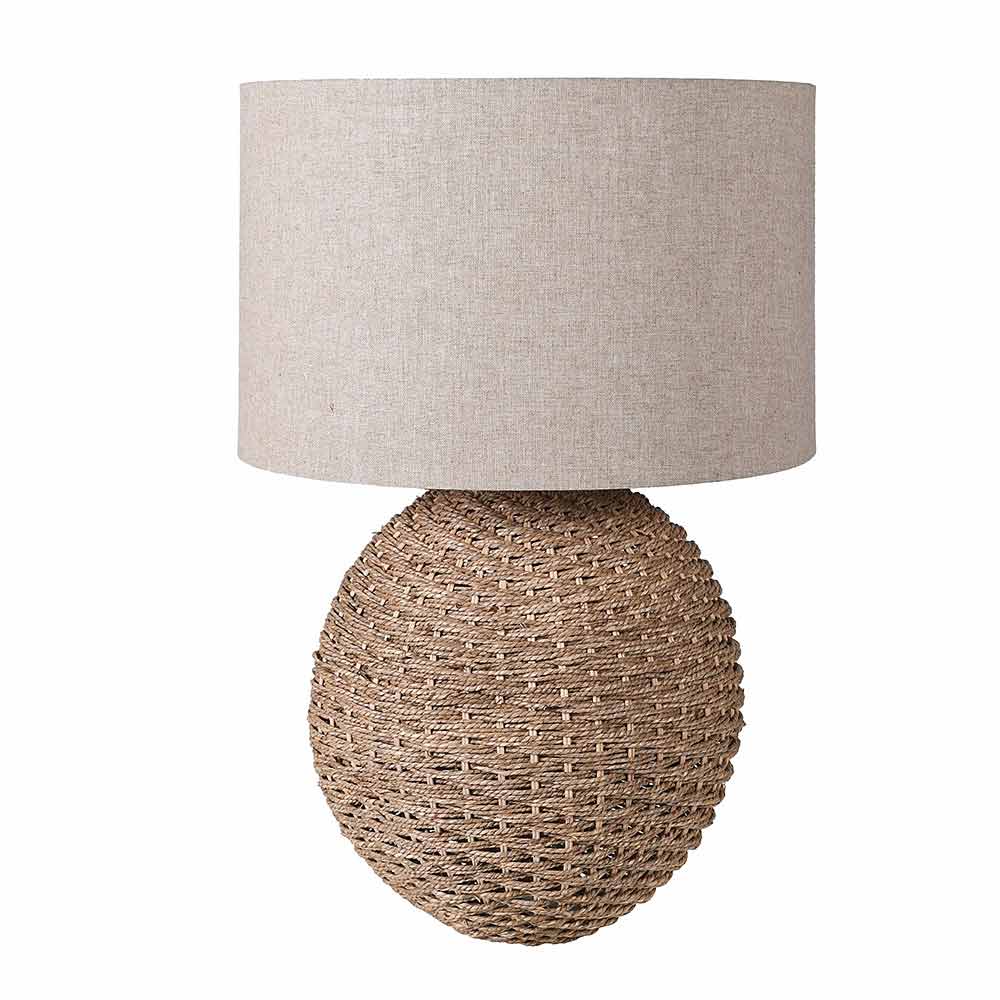 Rattan Orb Table Lamp