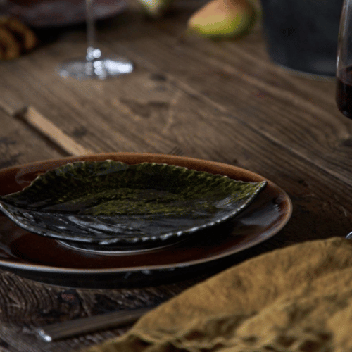 Riviera by Costa Nova - Forets Hydrangea Leaf Plate