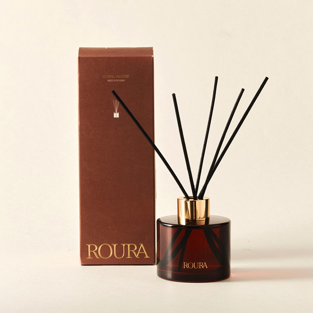 Royal Amber Reed Diffuser by Roura