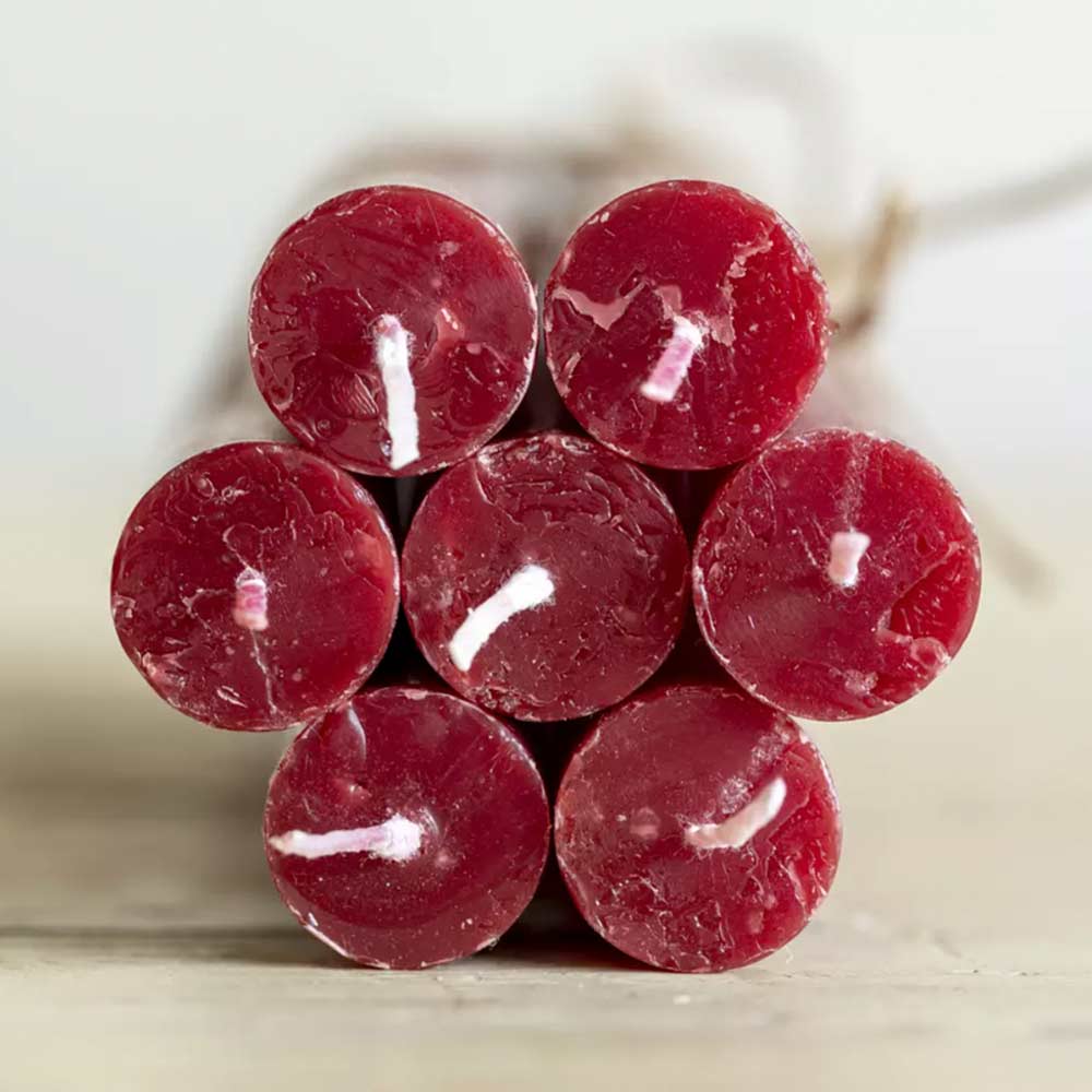 RusticDinnerCandles-Plum