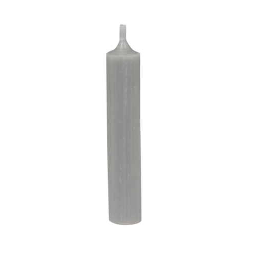 Short Dinner Candle - Pale Grey