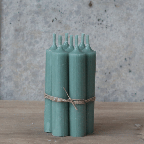 Short Dinner Candle - Verte