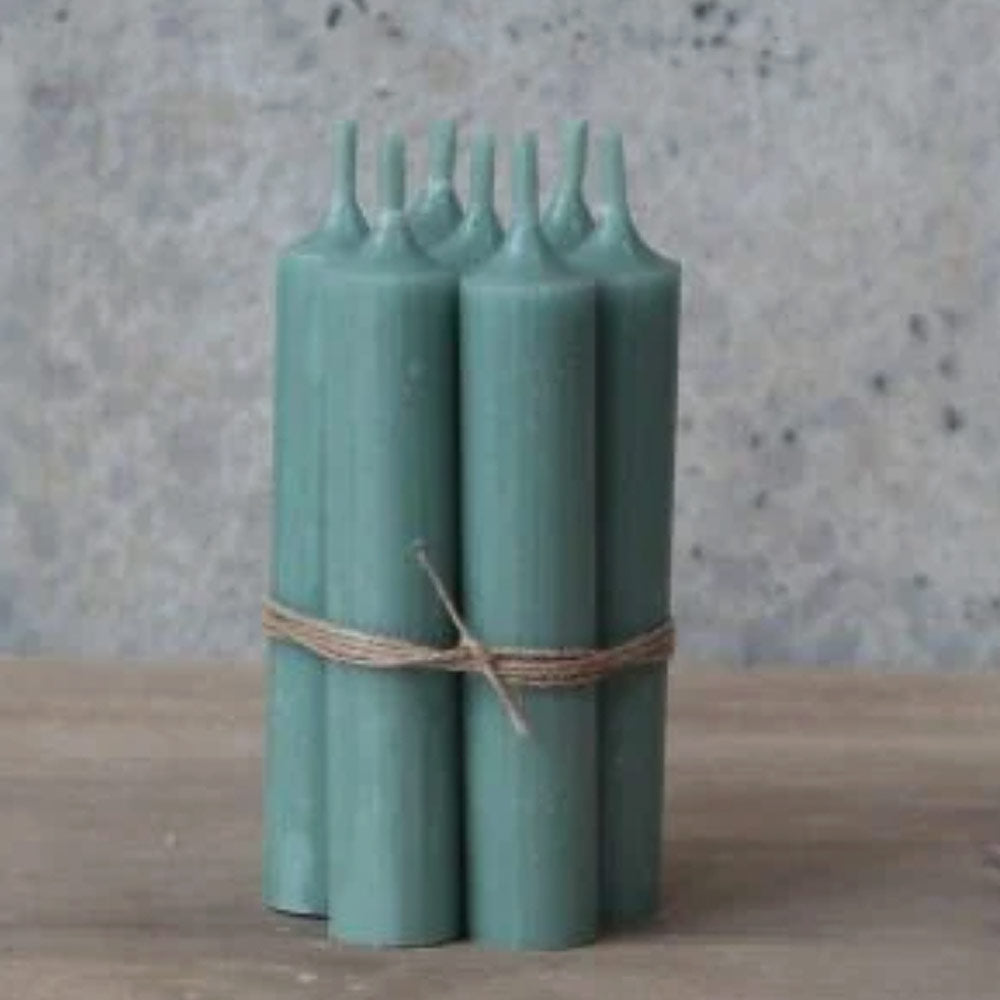Short Dinner Candle - Verte