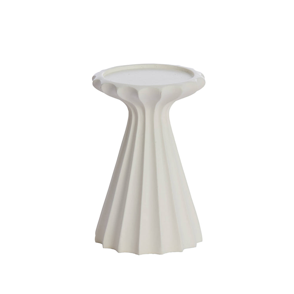 Sidari Cream Pillar Candle Holder