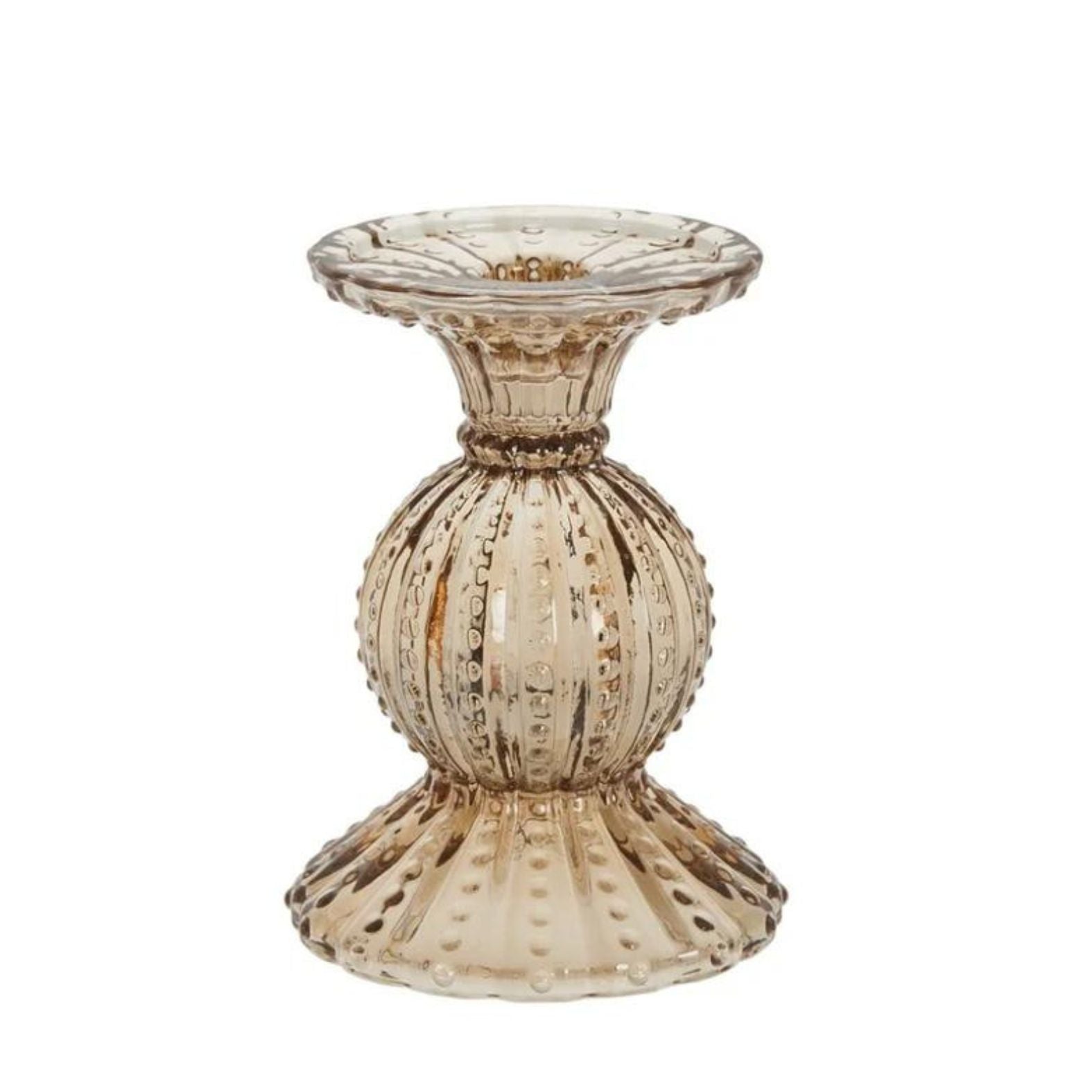 Silva Candlestick - Golden Brown - Short