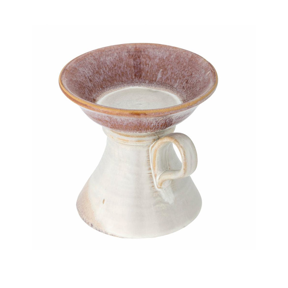 Soreyah Short Rose Stoneware Candle Holder