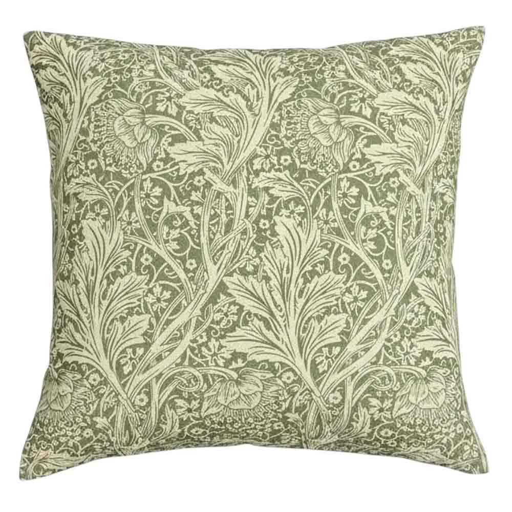 Tanglewood Patterned Cushion - Dark Green
