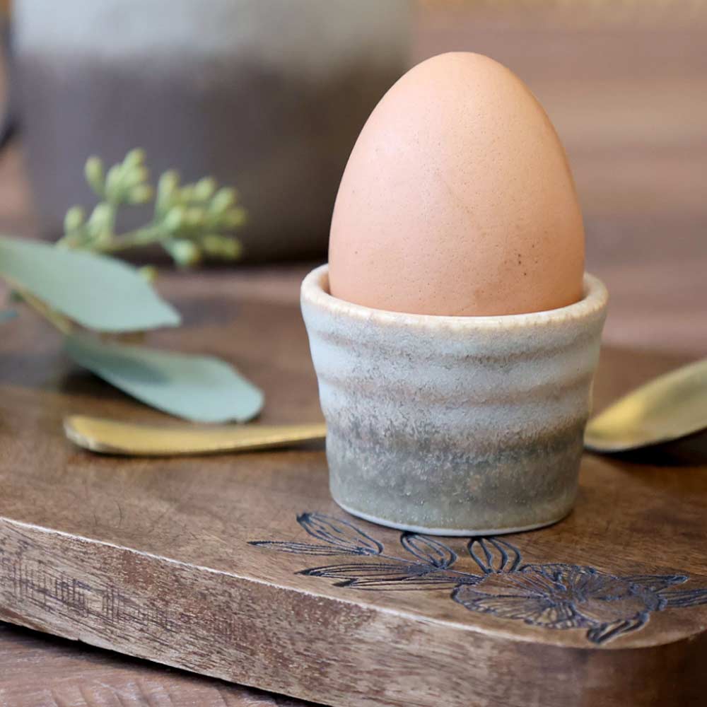 Valence Stoneware Egg Cup in Walnut