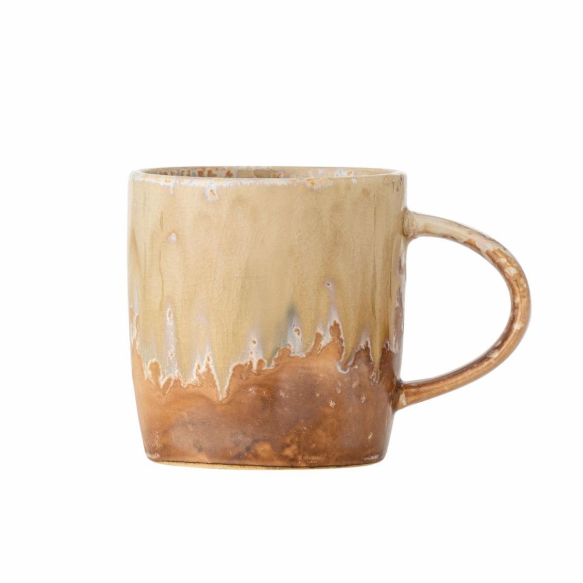 Milani stoneware mug with natural reactive glaze 