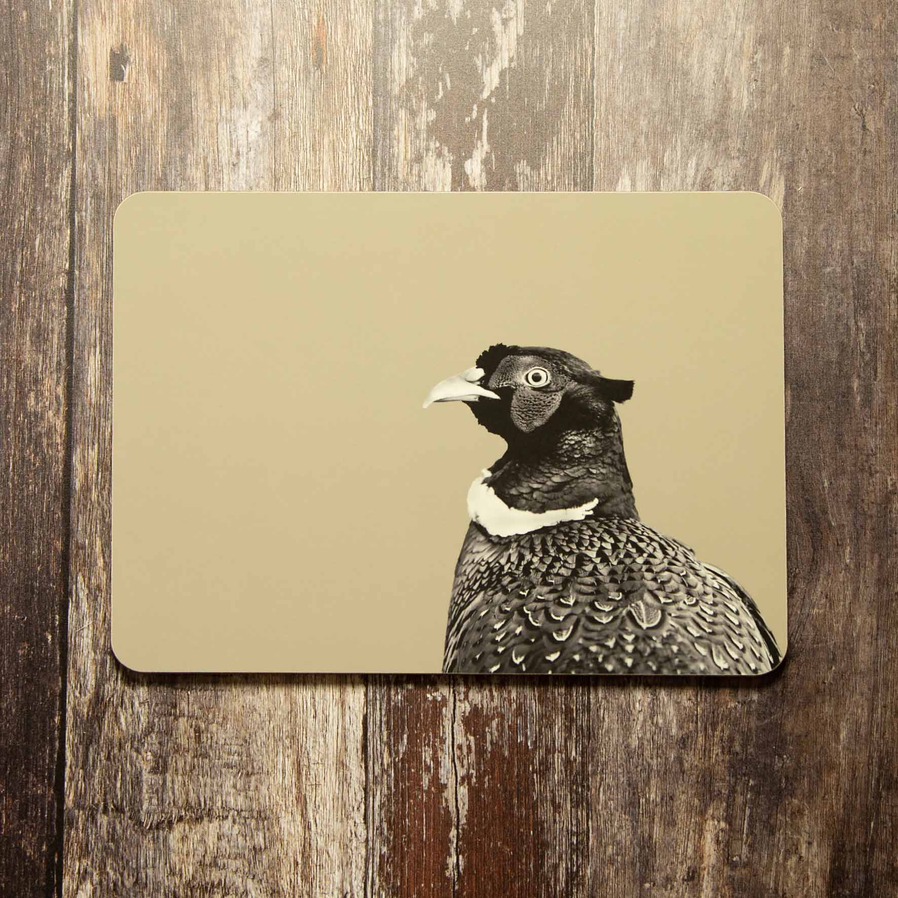 Pheasant Placemat - Sand