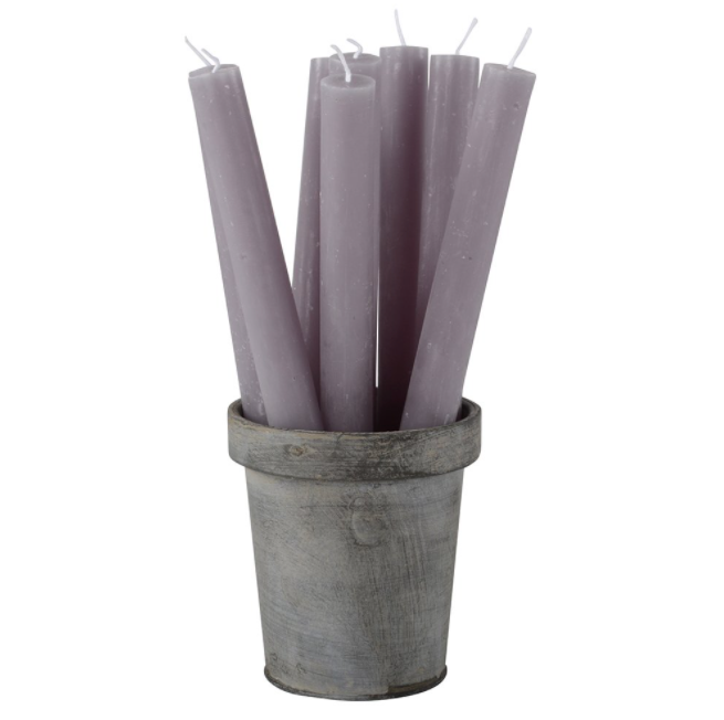 rustic dinner candle light grey