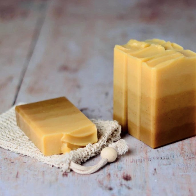 Sisal soap pouch