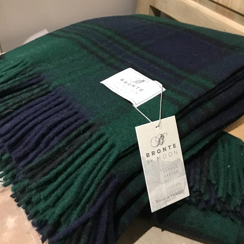 Three Peaks Cairngorm Lambswool Blankets - Bronte by Moon